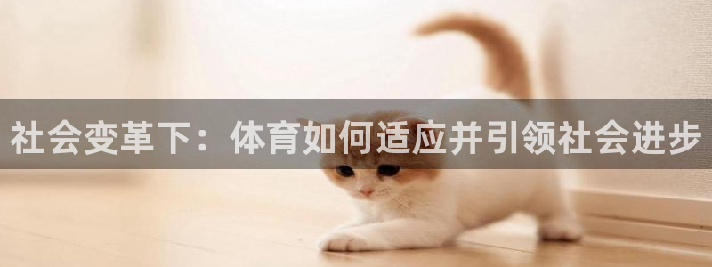 沐鸣2体育游戏：社会变革下：体育如何适应并引领社会进步