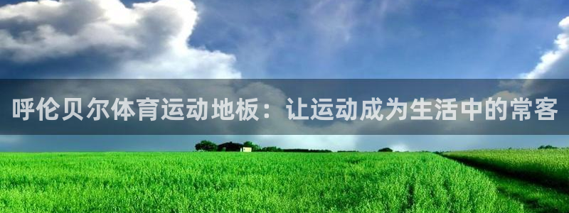 沐鸣2在线登录网址：呼伦贝尔体育运动地板：让运动成为生活中的常客