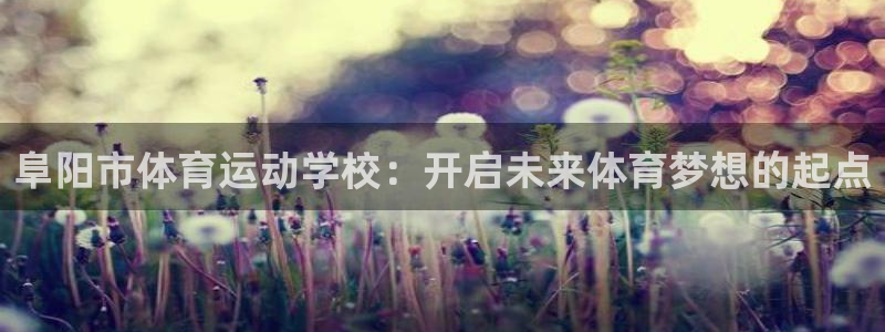 沐鸣2测速登陆：阜阳市体育运动学校：开启未来体育梦想的起点